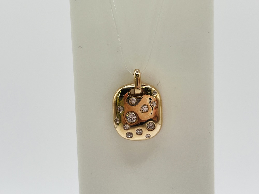 ПОДВЕСКА С КАМНЯМИ (Au 585)