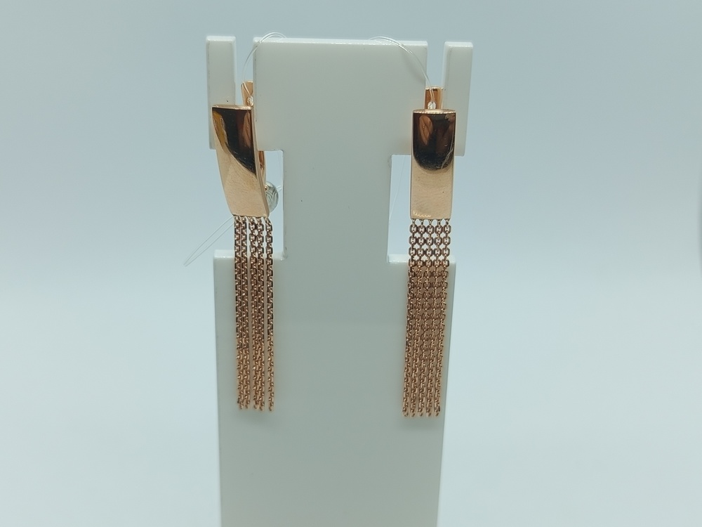 СЕРЬГИ БЕЗ КАМНЯ (Au 585)