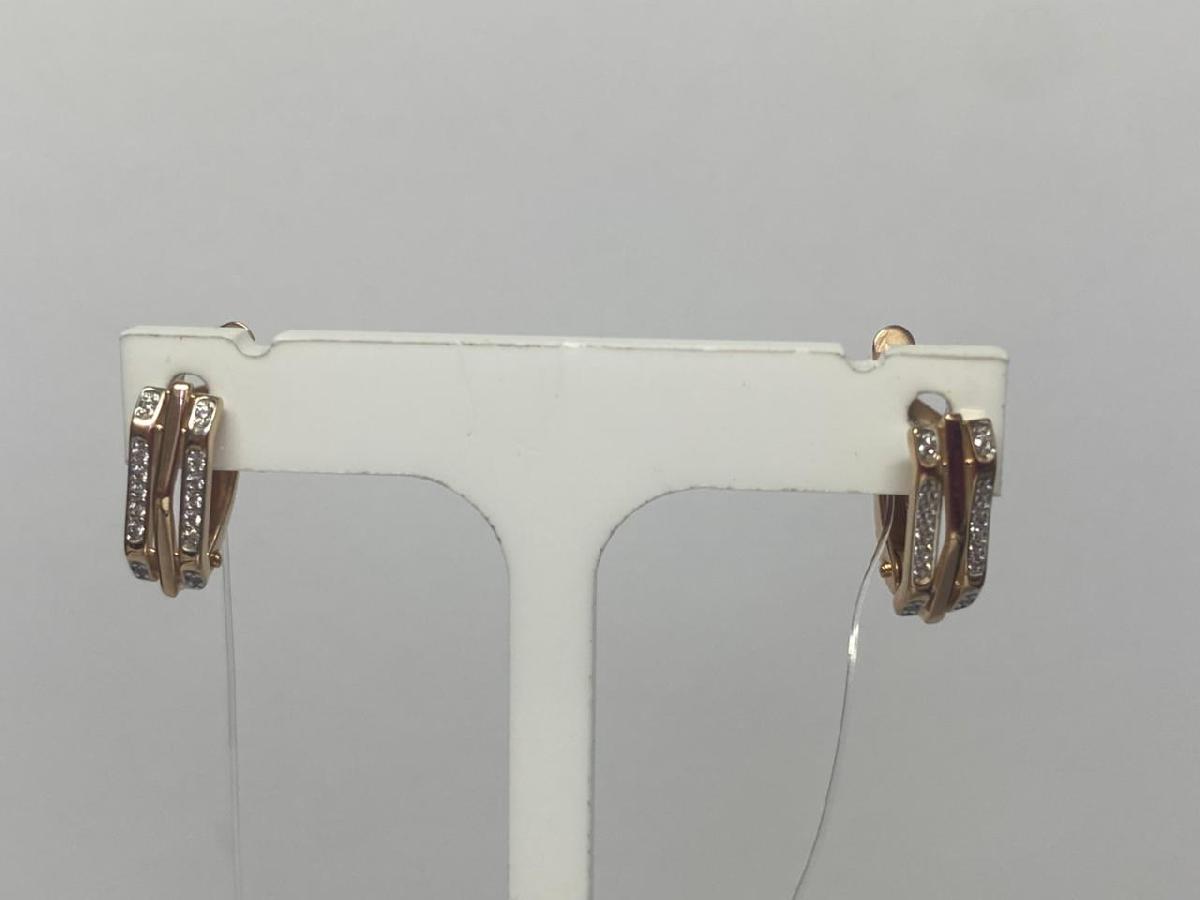 СЕРЬГИ С КАМНЯМИ (Au 585)