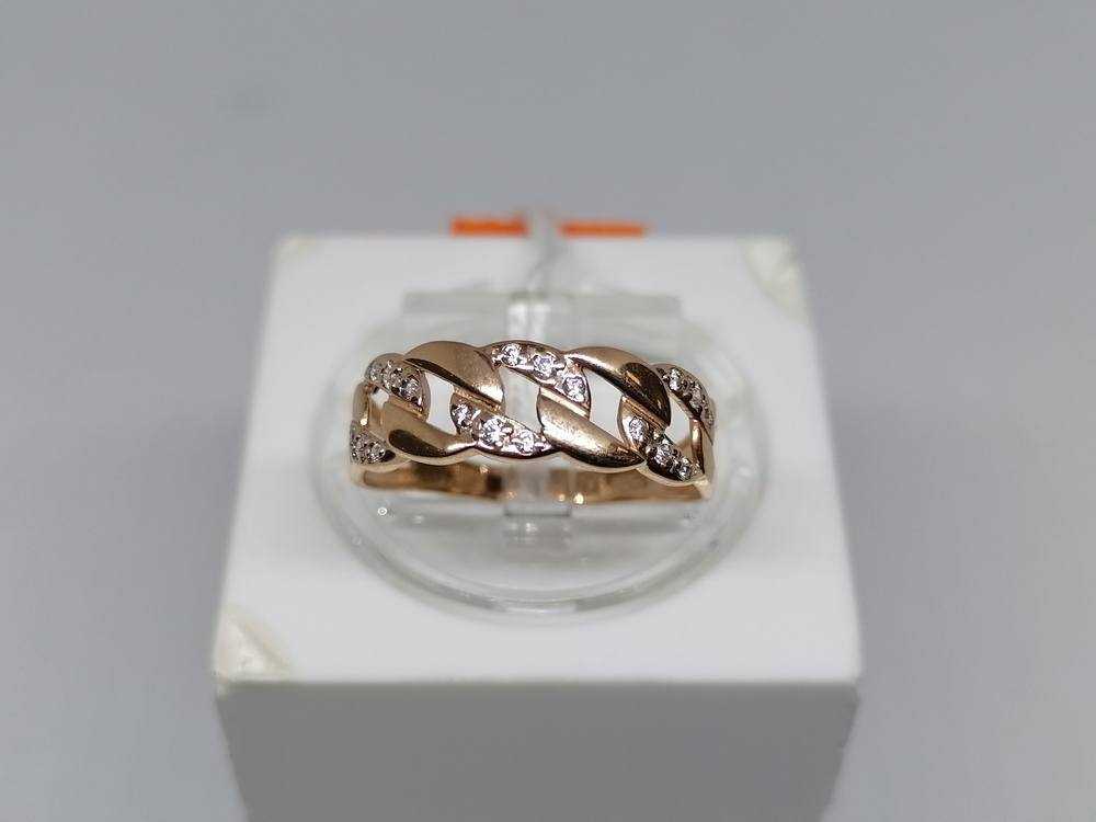 КОЛКМИ585 КОЛЬЦО С КАМНЯМИ (Au 585)