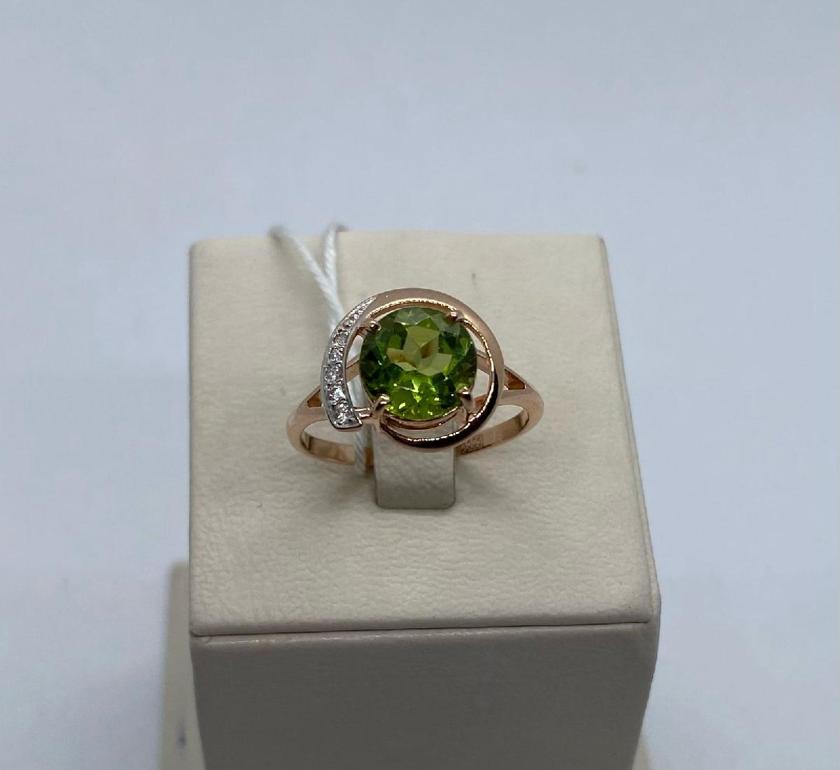 КОЛКМИ585 КОЛЬЦО С КАМНЯМИ (Au 585)