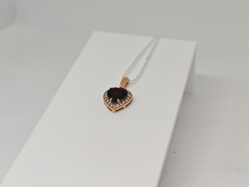 ПОДКМИ585 ПОДВЕСКА С КАМНЯМИ (Au 585)