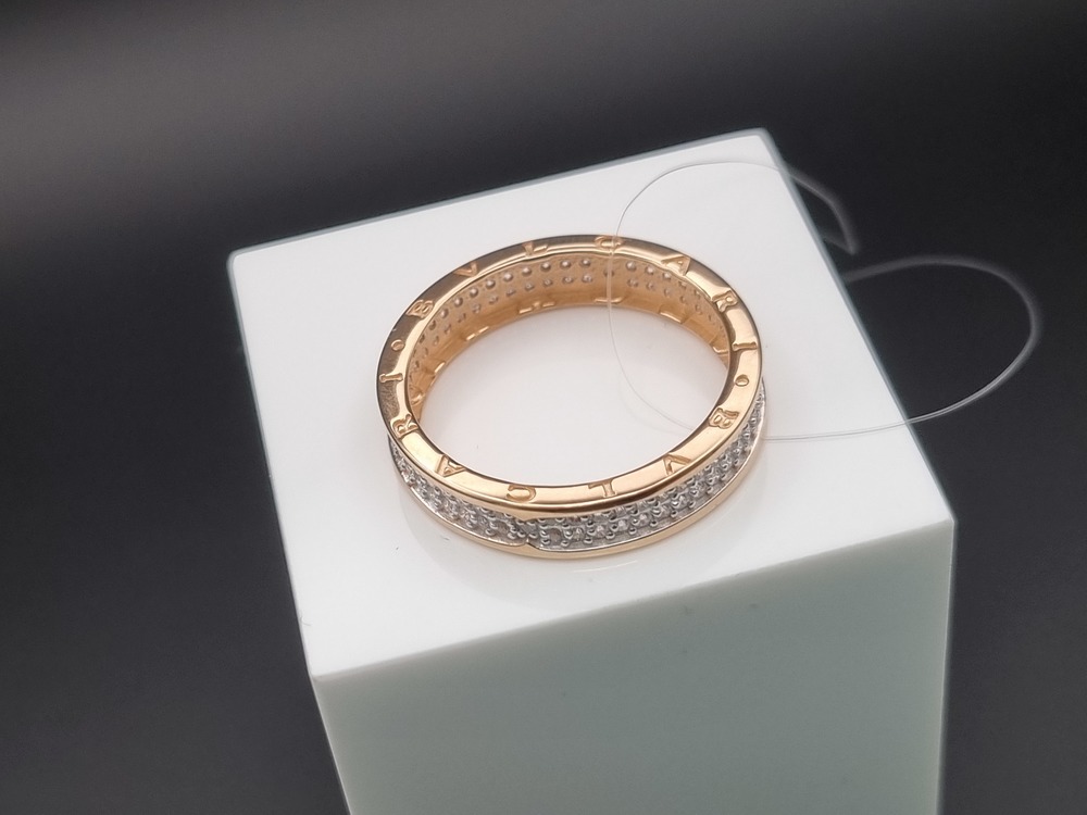 КОЛЬЦО С КАМНЯМИ (Au 585)