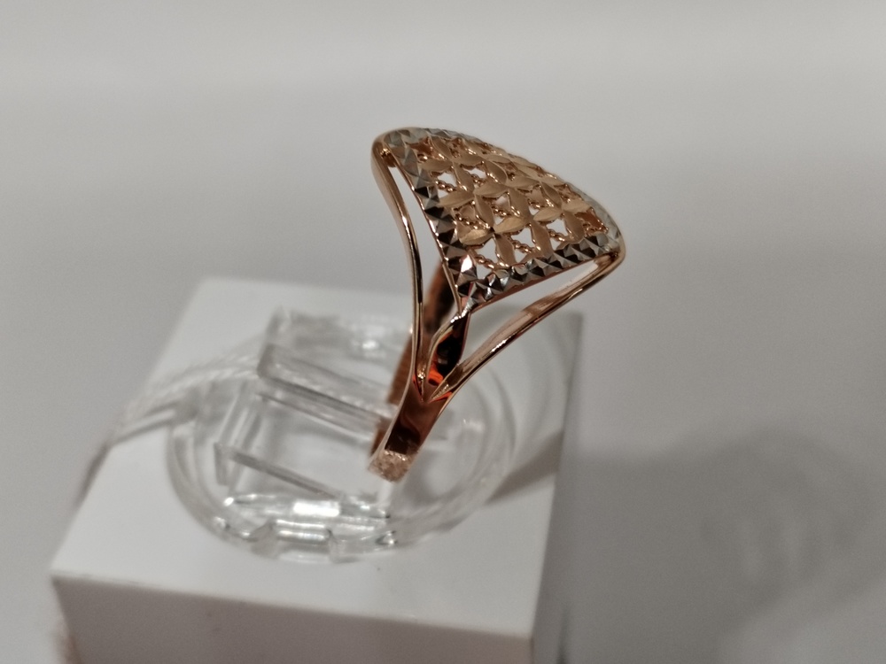 КОЛБКМ585 КОЛЬЦО БЕЗ КАМНЯ (Au 585)