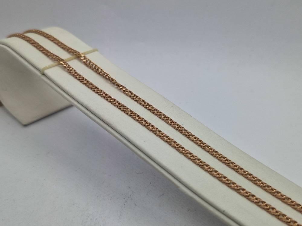 ЦЕПЬ ПОЛНОВЕСНАЯ Ромб двойной (Au 585)