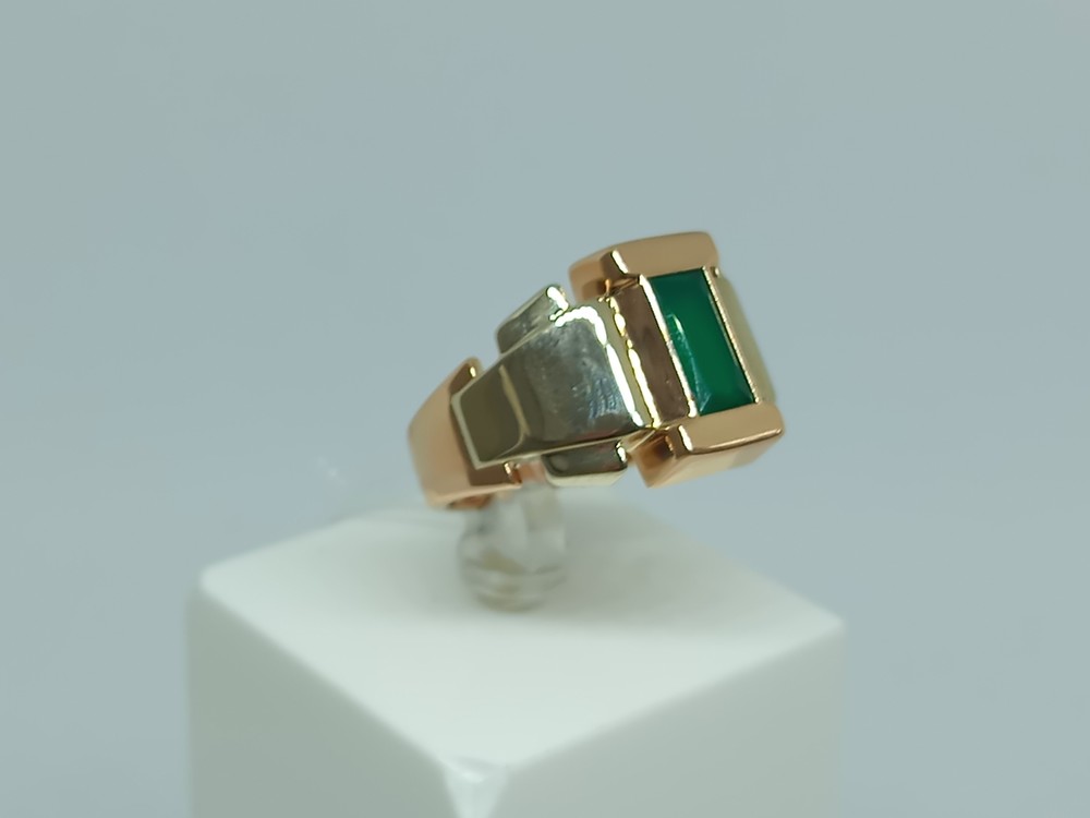 31-0312-О КОЛЬЦО ПЕЧАТКА с камнем (Au 585)