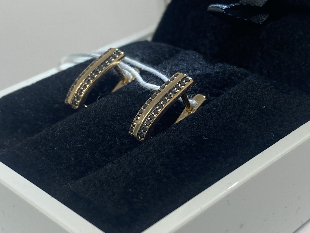 СЕРЬГИ С КАМНЯМИ (Au 585)