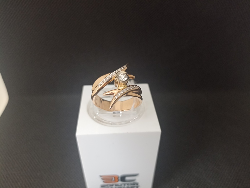 КОЛЬЦО БРИЛЛИАНТ Au 585