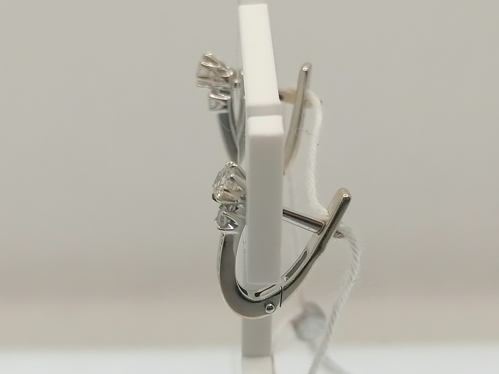 СЕРЬГИ БРИЛЛИАНТ Au 750