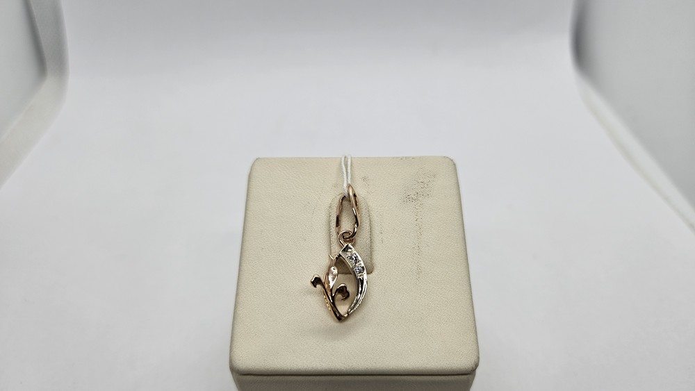 ПОДКМИ585 ПОДВЕСКА С КАМНЯМИ (Au 585)