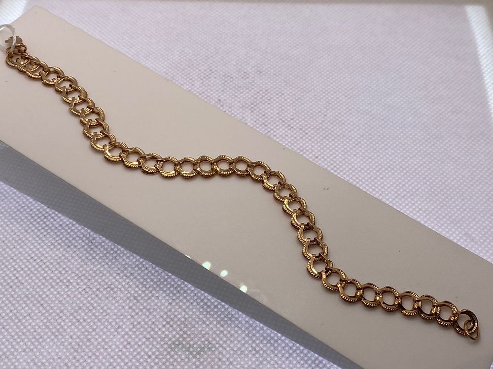 БРАСЛЕТ ПОЛНОВЕСНЫЙ Штамповка Au 585