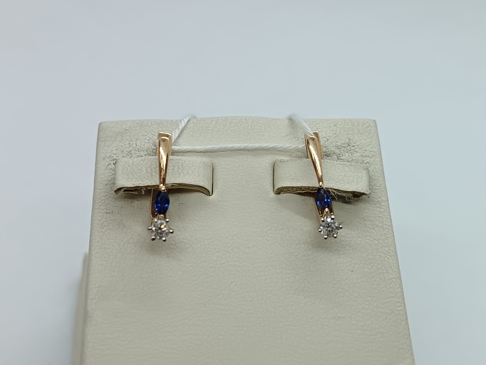 СЕРЬГИ БРИЛЛИАНТ (Au 585)