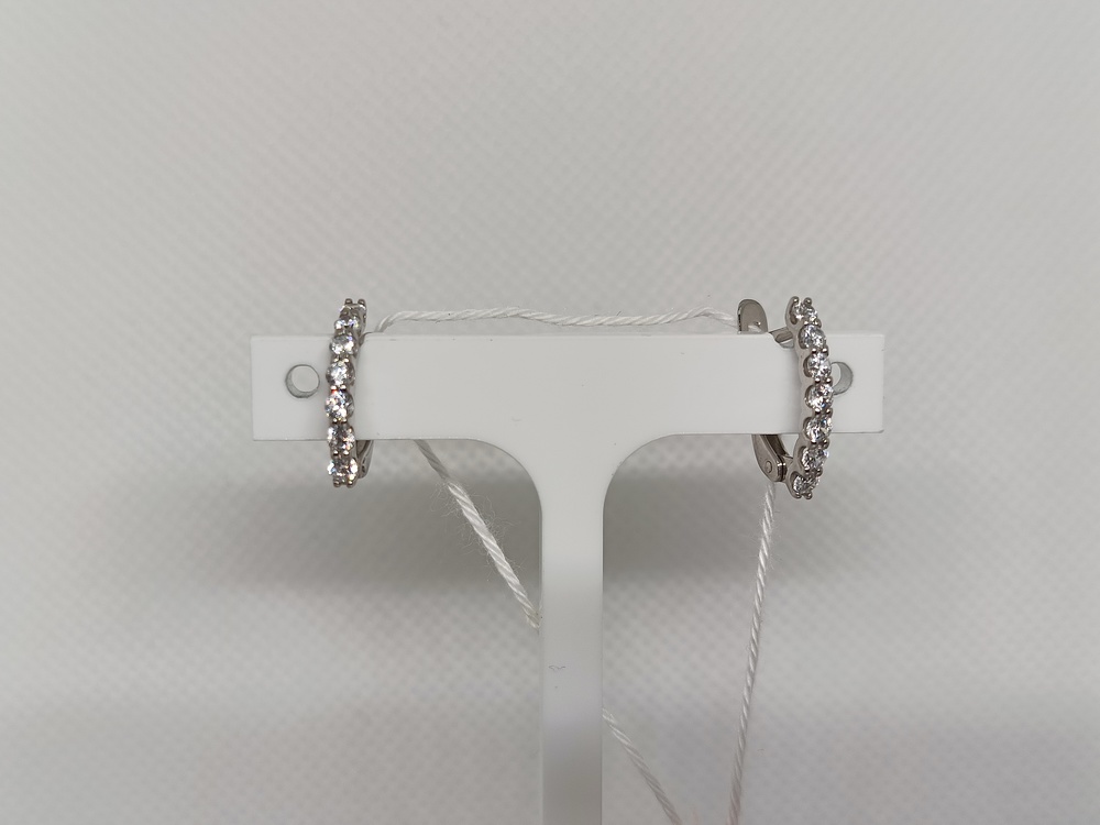 СКМИ585 СЕРЬГИ С КАМНЯМИ (Au 585)