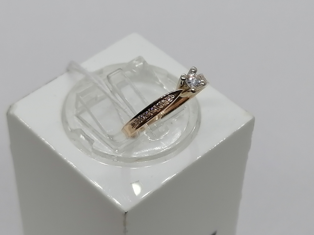 КОЛЬЦО БРИЛЛИАНТ Au 585