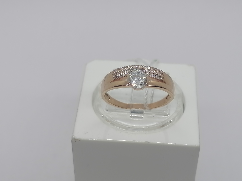 КОЛКМИ585 КОЛЬЦО С КАМНЯМИ (Au 585)