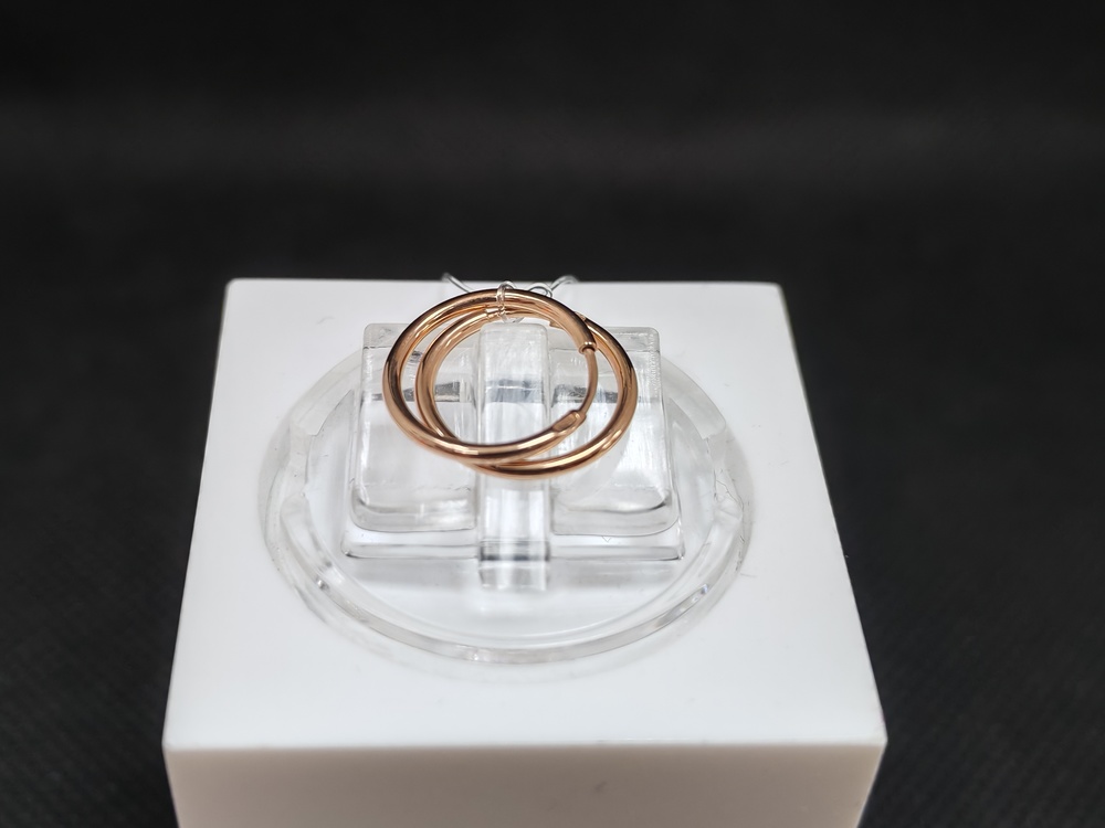 СЕРЬГИ КОНГО без камня (Au 585)