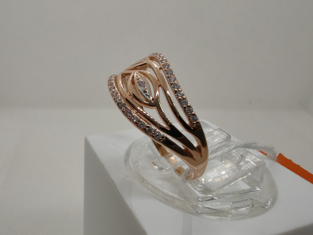 КОЛКМИ585 КОЛЬЦО С КАМНЯМИ (Au 585)