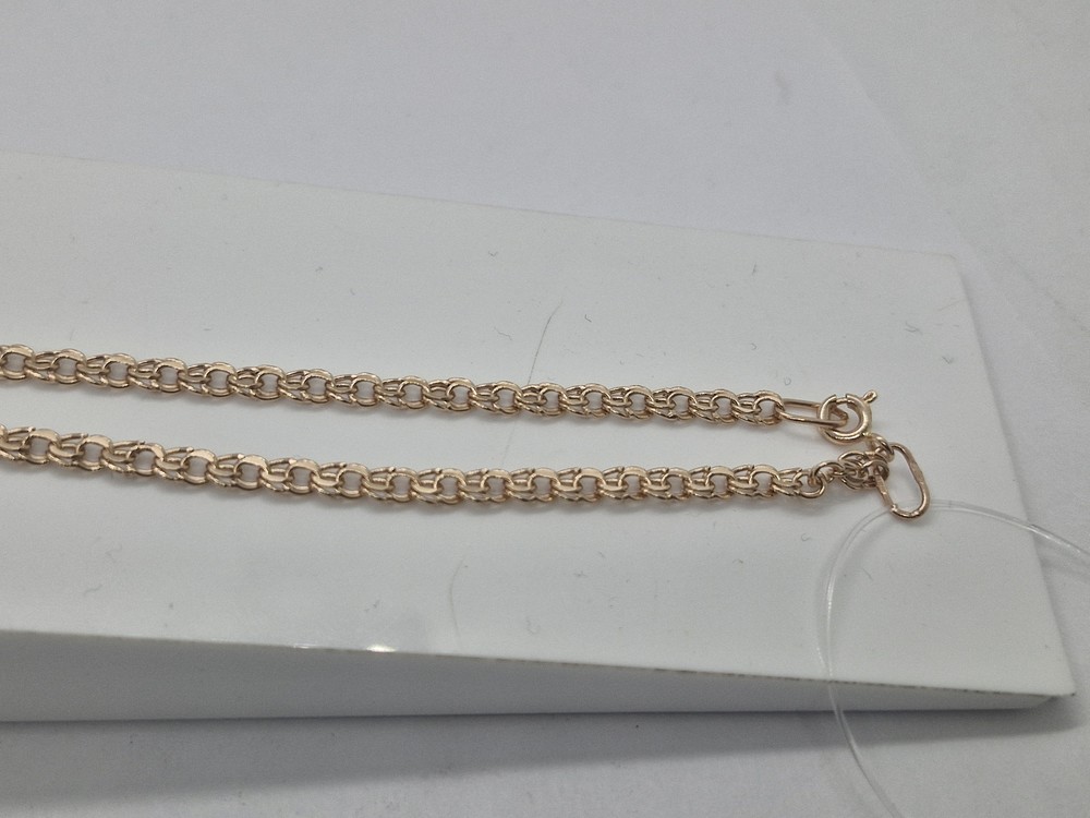 570005021 ЦЕПЬ ПУСТОТЕЛАЯ Бисмарк (Au 585)