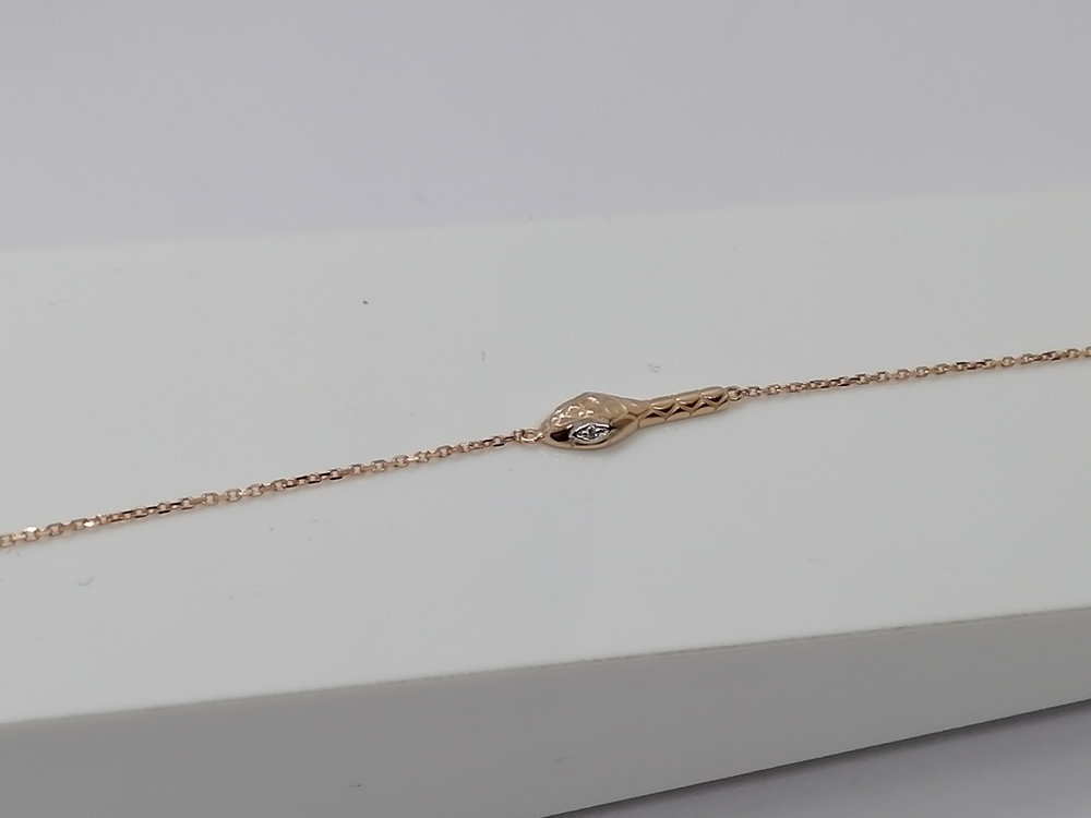 БРАСЛЕТ С КАМНЯМИ (Au 585)