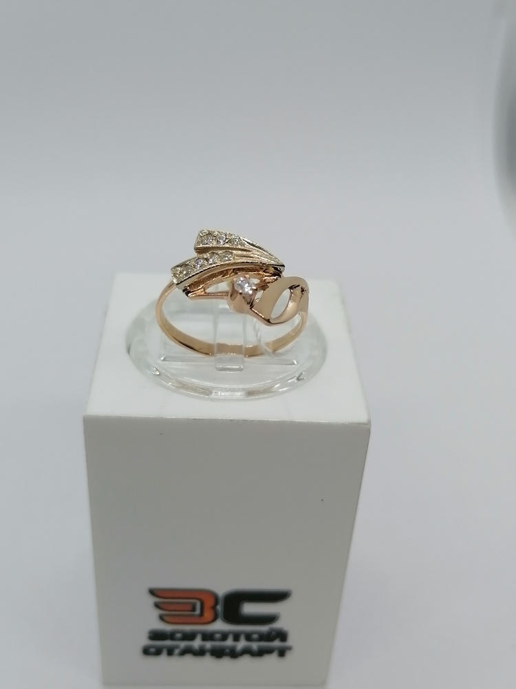 КОЛКМИ585 КОЛЬЦО С КАМНЯМИ (Au 585)