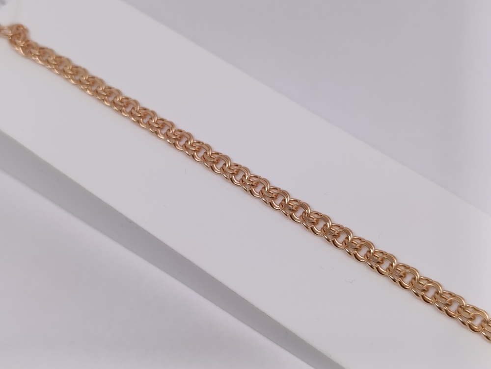 НБ 12-316ПГ БРАСЛЕТ ПУСТОТЕЛЫЙ (Au 585)