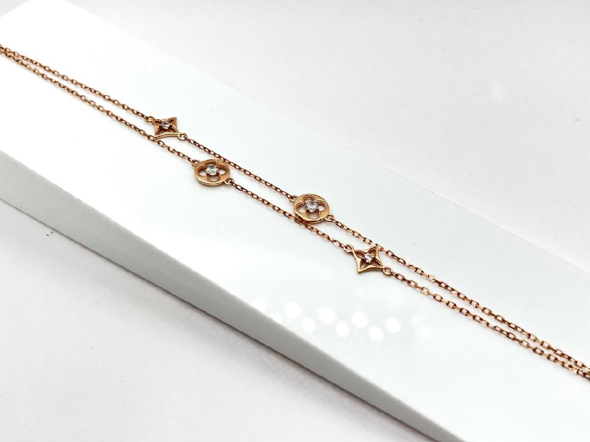 БРАСЛЕТ С КАМНЯМИ (Au 585)