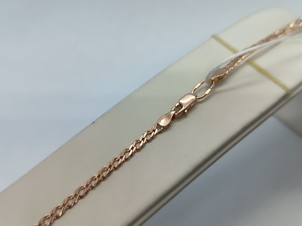 ЦЕПЬ ПОЛНОВЕСНАЯ Ромб двойной (Au 585)