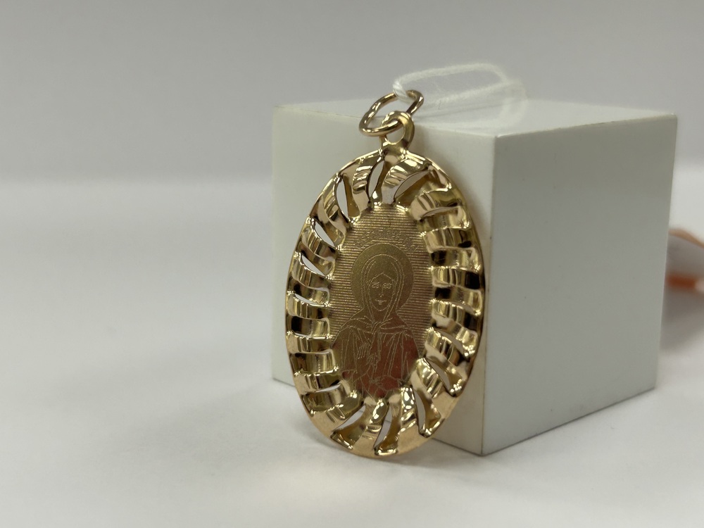 ПОДИБК585 ПОДВЕСКА ИКОНА БЕЗ КАМНЯ (Au 585)