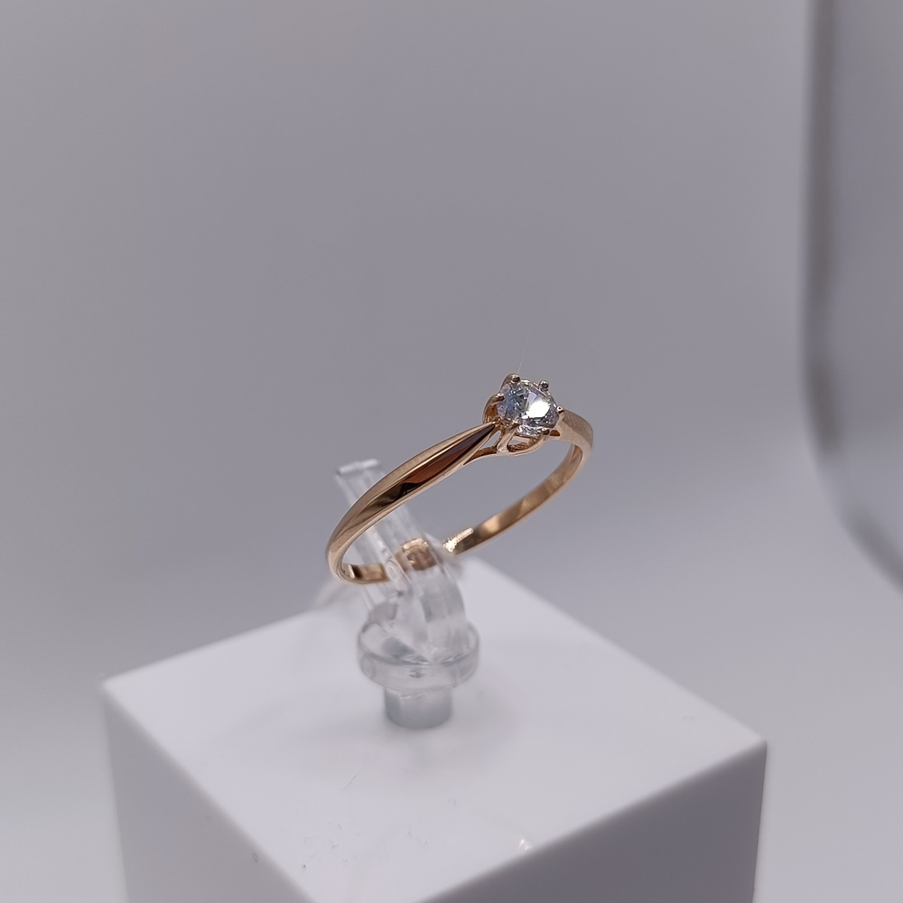 КОЛКМ585 КОЛЬЦО С КАМНЕМ (Au 585)