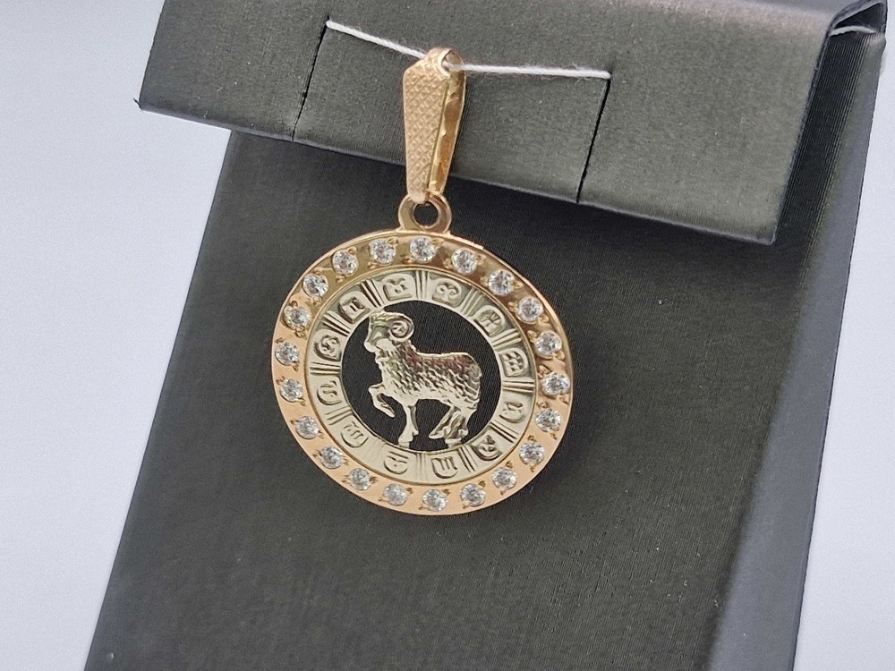 ПОДВЕСКА ЗНАК ЗОДИАКА ОВЕН Au 585