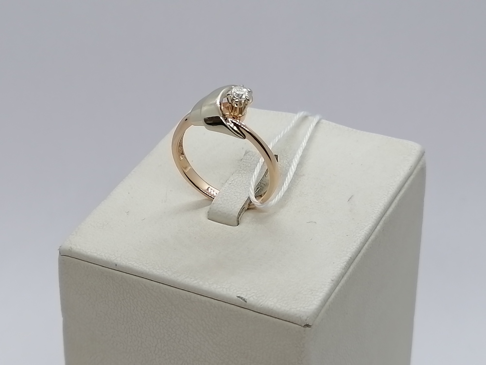 КОЛЬЦО БРИЛЛИАНТ Au 585