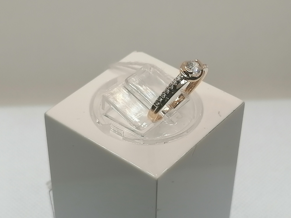 КОЛКМИ585 КОЛЬЦО С КАМНЯМИ (Au 585)