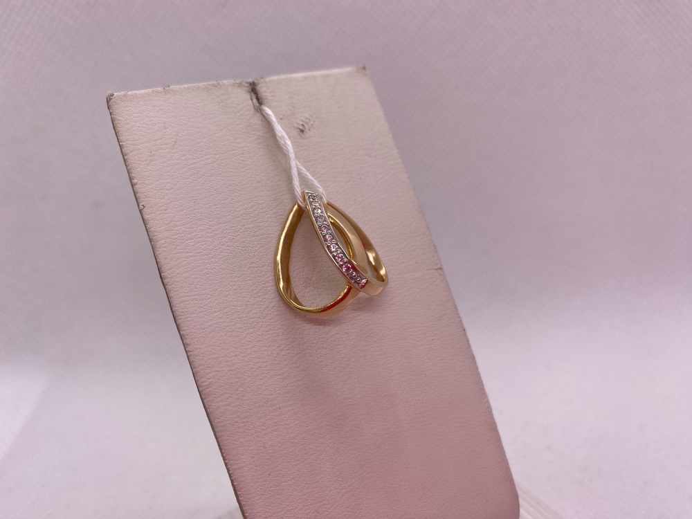 ПОДВЕСКА С КАМНЯМИ (Au 585)