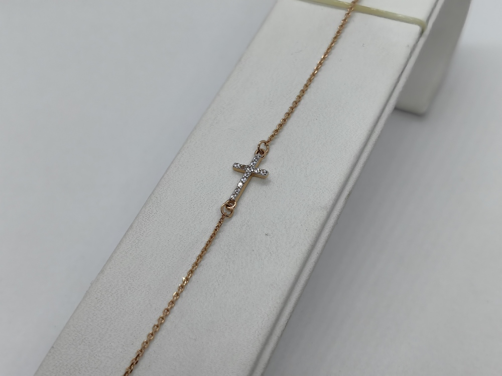 БРАСЛЕТ С КАМНЯМИ (Au 585)