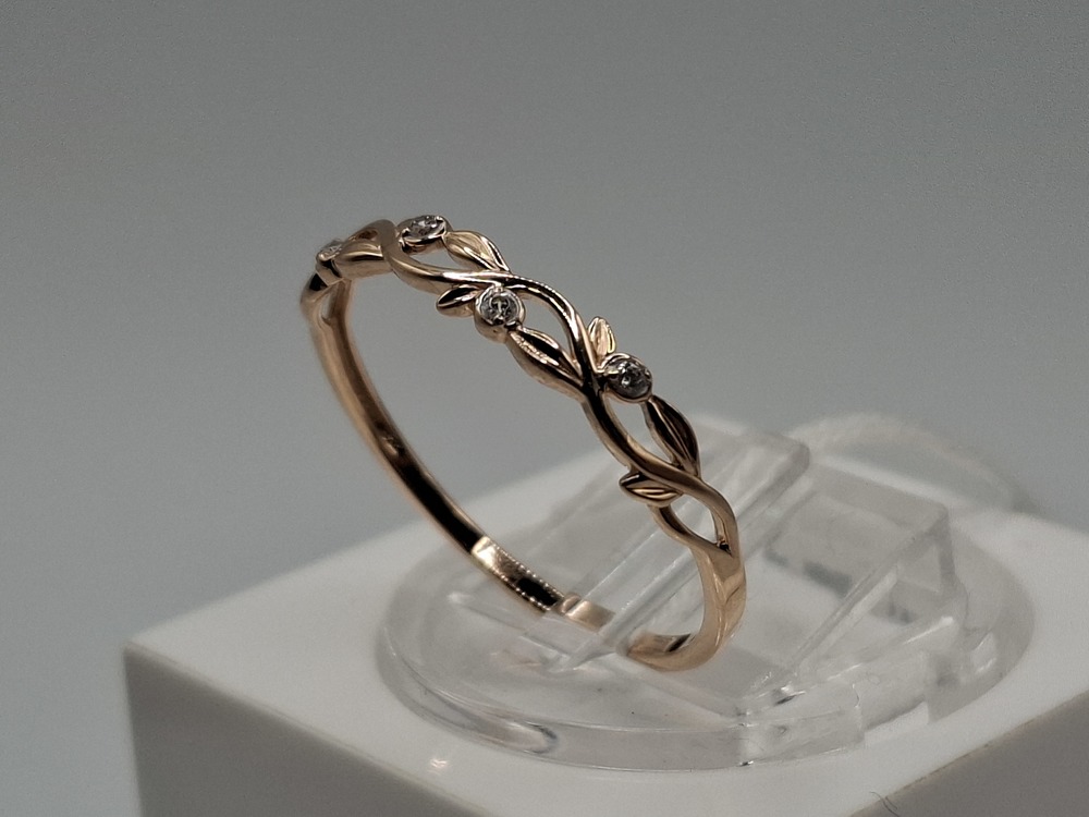 КОЛКМИ585 КОЛЬЦО С КАМНЯМИ (Au 585)