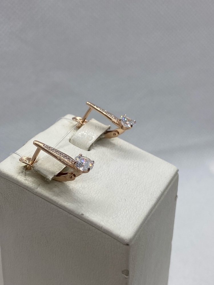 СЕРЬГИ С КАМНЯМИ (Au 585)