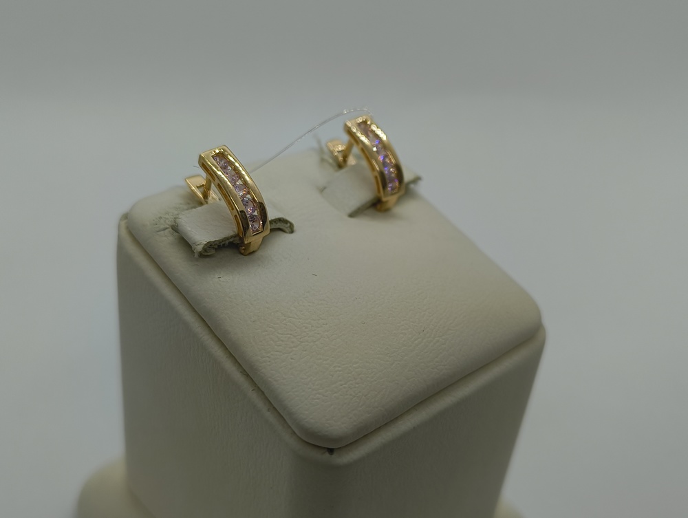 СЕРЬГИ С КАМНЯМИ (Au 585)