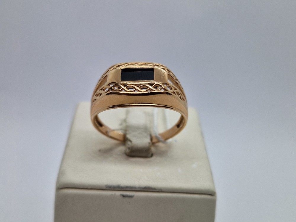 ПЕЧАТКА С КАМНЕМ (Au 585)