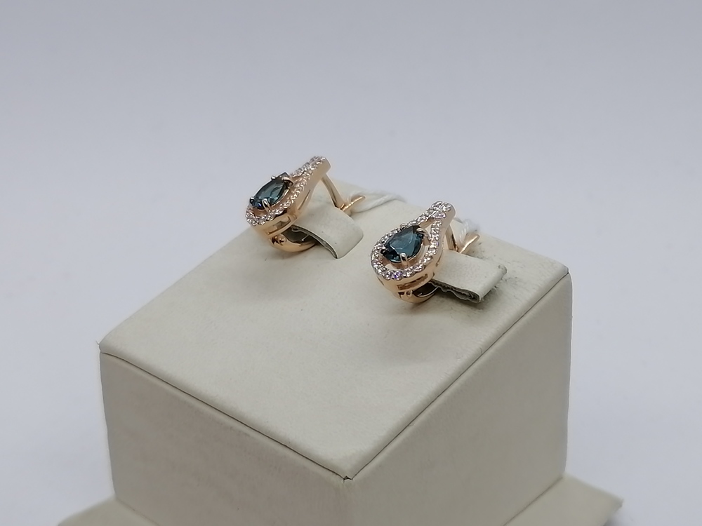 СКМИ585 СЕРЬГИ С КАМНЯМИ (Au 585) СКМИ585 СЕРЬГИ С КАМНЯМИ (Au 585)