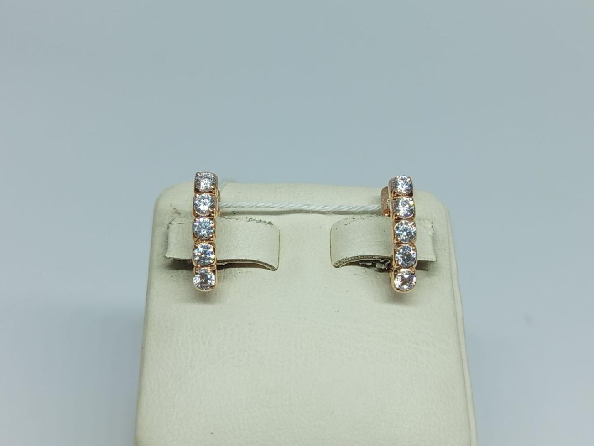 СЕРЬГИ С КАМНЯМИ (Au 585)