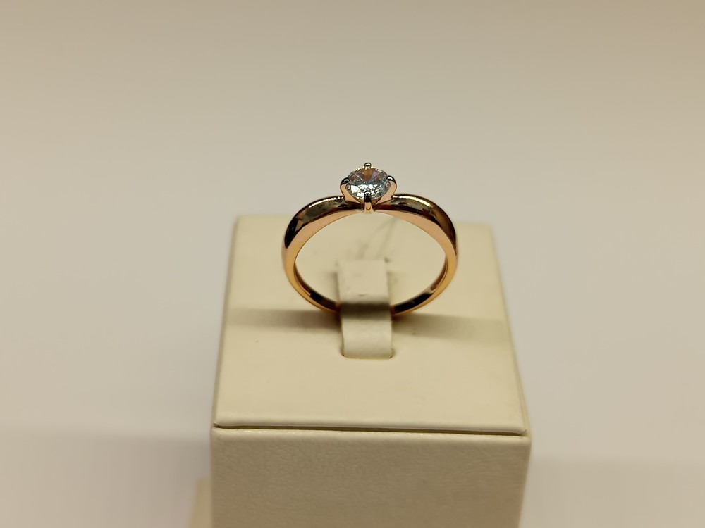 009821-1102 КОЛЬЦО С КАМНЕМ (Au 585)