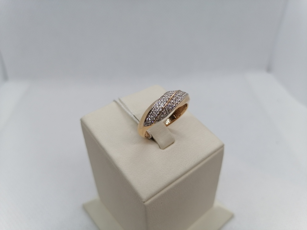 КОЛКМИ585 КОЛЬЦО С КАМНЯМИ (Au 585)