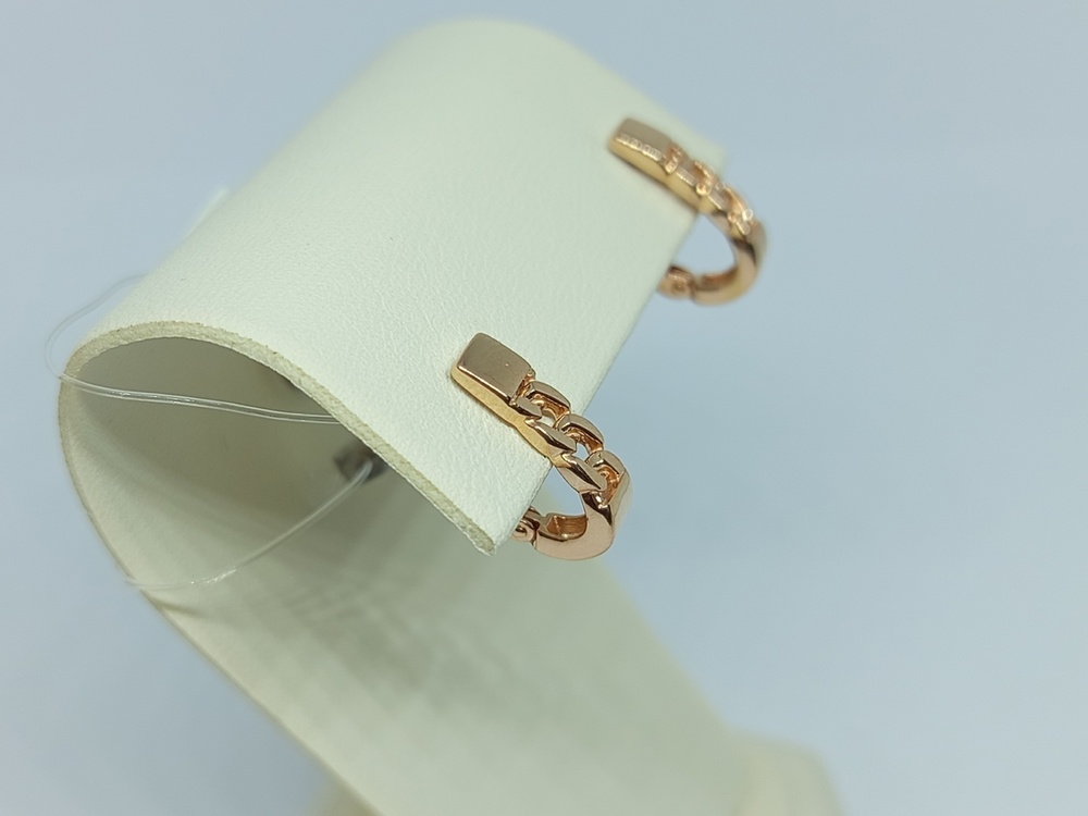 СЕРЬГИ БЕЗ КАМНЯ (Au 585)