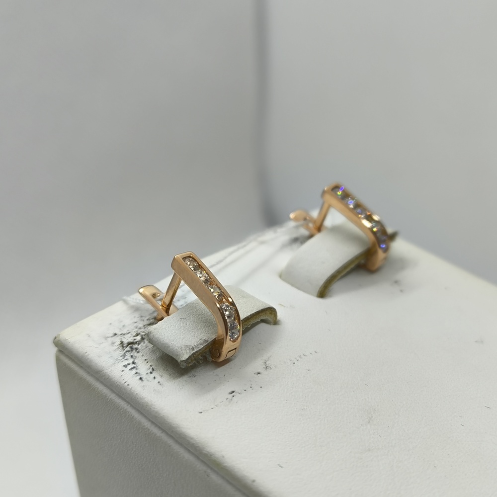 СЕРЬГИ С КАМНЯМИ (Au 585)