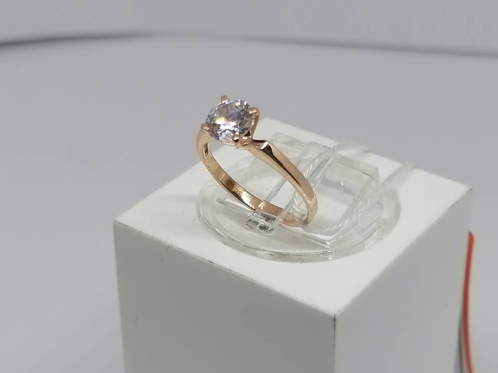 КОЛЬЦО С КАМНЕМ (Au 585)