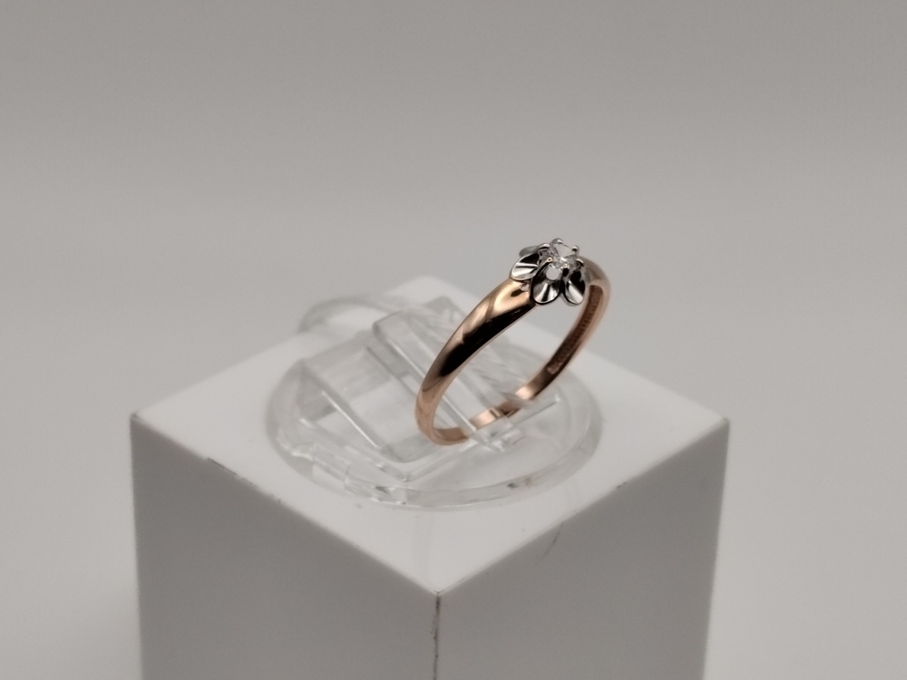 КОЛКМ585 КОЛЬЦО С КАМНЕМ (Au 585)