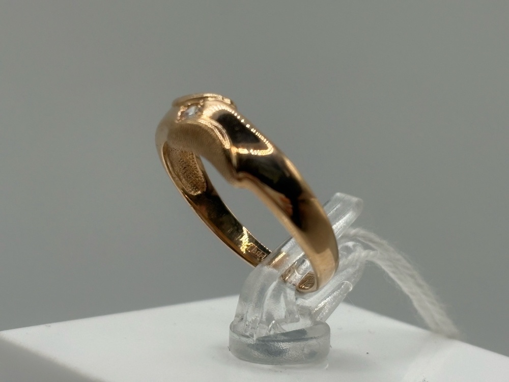 КОЛКМ585 КОЛЬЦО С КАМНЕМ (Au 585)