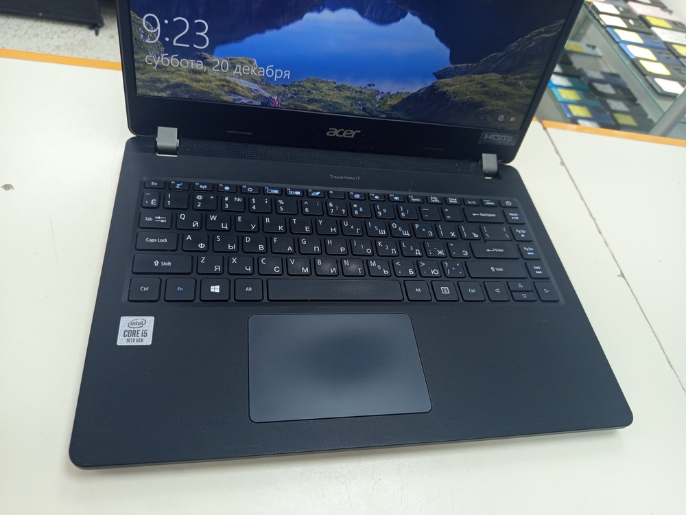 Ноутбук Acer; Core i5-10210U, Intel UHD Graphics, 8 Гб, 256 Гб, Нет