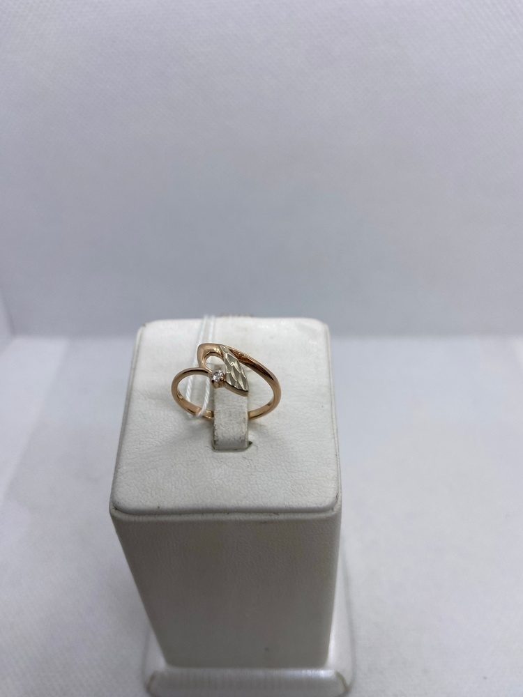 КОЛКМ585 КОЛЬЦО С КАМНЕМ (Au 585)