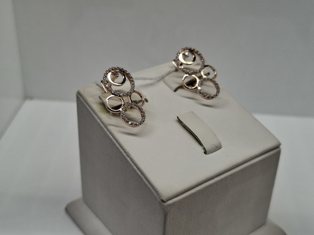 СЕРЬГИ С КАМНЯМИ (Au 585)